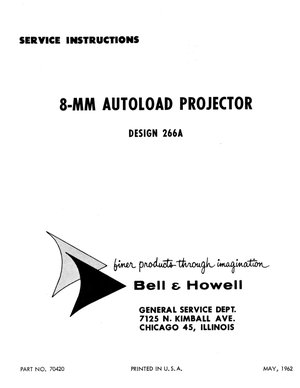 Bell & Howell projector 266a